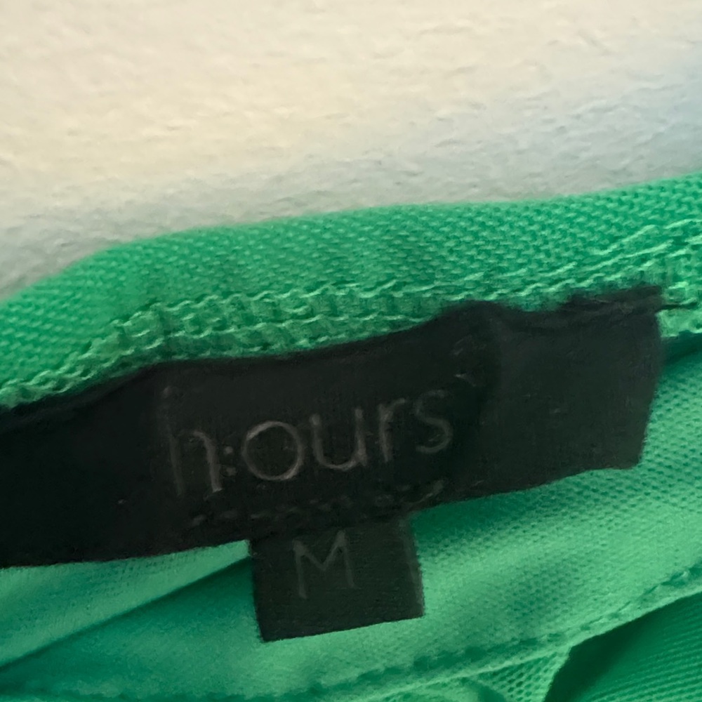 Chic Green Ruched Mini Dress - Picture 2 of 2